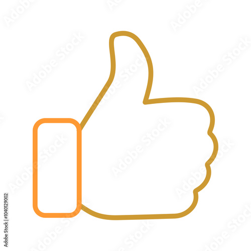 Thumbs Up Vector Icon