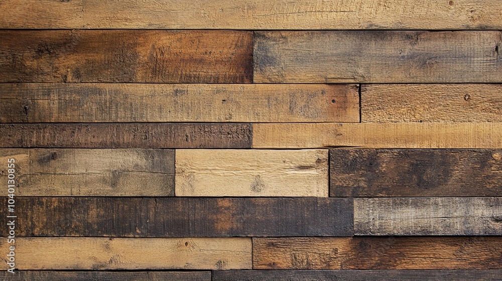 Naklejka premium Rustic textured wooden planks background