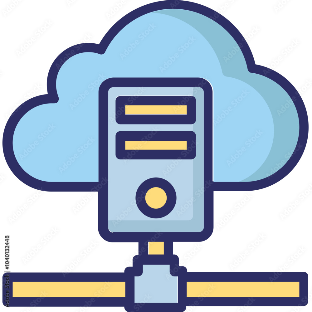 Cloud vector icon with an isolated backround Cloud vector icon with an isolated backround