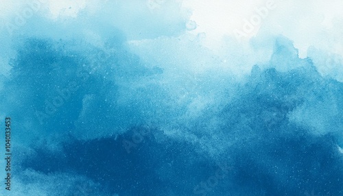 Wallpaper Mural watercolor background art abstract surface blue watercolor painting textured design on white paper background banner backdrop template poster wallpaper Torontodigital.ca