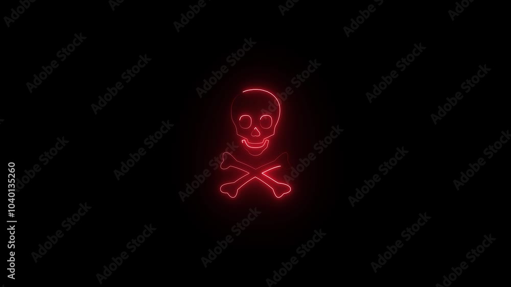 Abstract Neon Hard Danger Background Animation. Abstract Neon Hard Danger Background Animation.