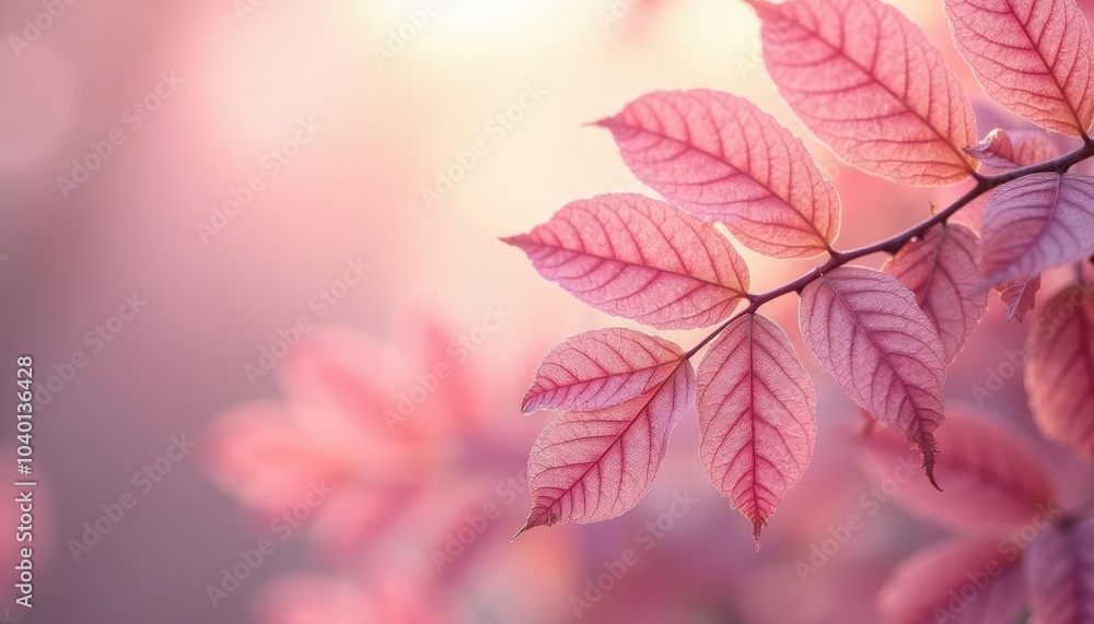 Autumns soft embrace in hues of pink and gold Autumns soft embrace in hues of pink and gold
