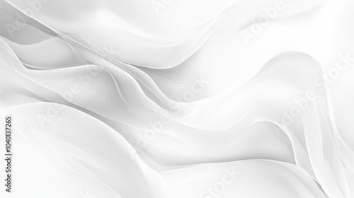 White geometric abstract background overlap layer on bright space with lines effect decoration