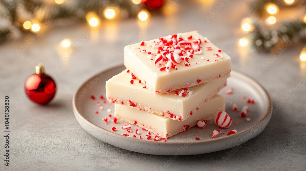 Festive peppermint fudge squares for holiday celebrations Festive peppermint fudge squares for holiday celebrations