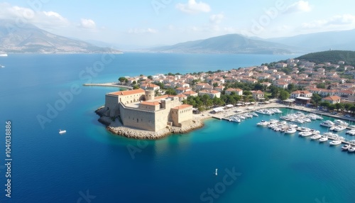  Idyllic coastal town serene waters and picturesque architecture