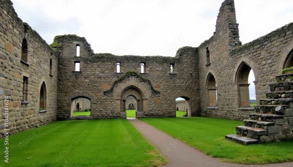 Exploring the grandeur of a historic stone castle Exploring the grandeur of a historic stone castle