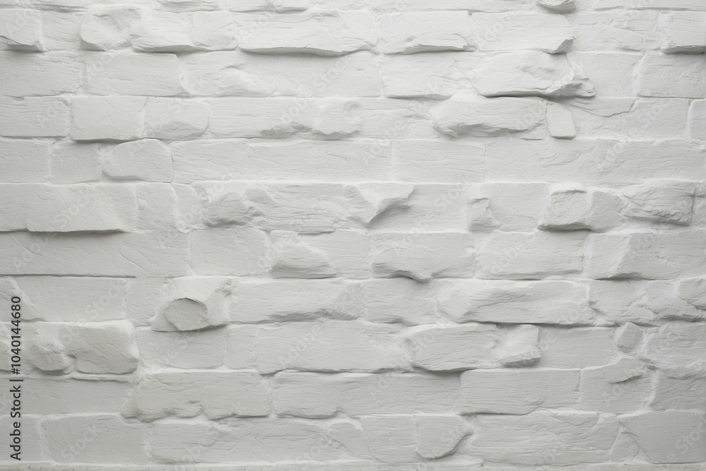 Obraz premium White textured filler plaster facade background, copy space