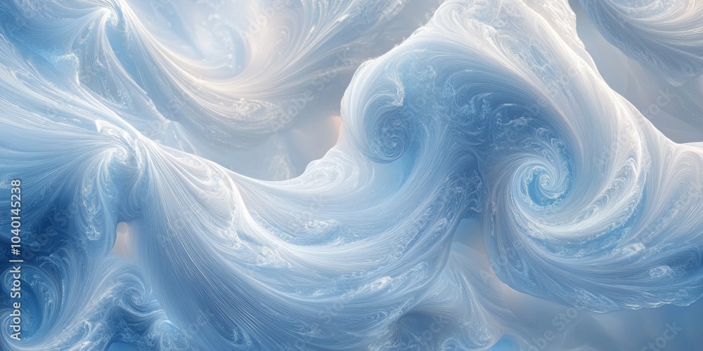 Gentle Swirls of Serene Blue, a delicate spiral pattern in soft hues on a tranquil pale blue backdrop, evoking calm and fluidity Gentle Swirls of Serene Blue, a delicate spiral pattern in soft hues on a tranquil pale blue backdrop, evoking calm and fluidity