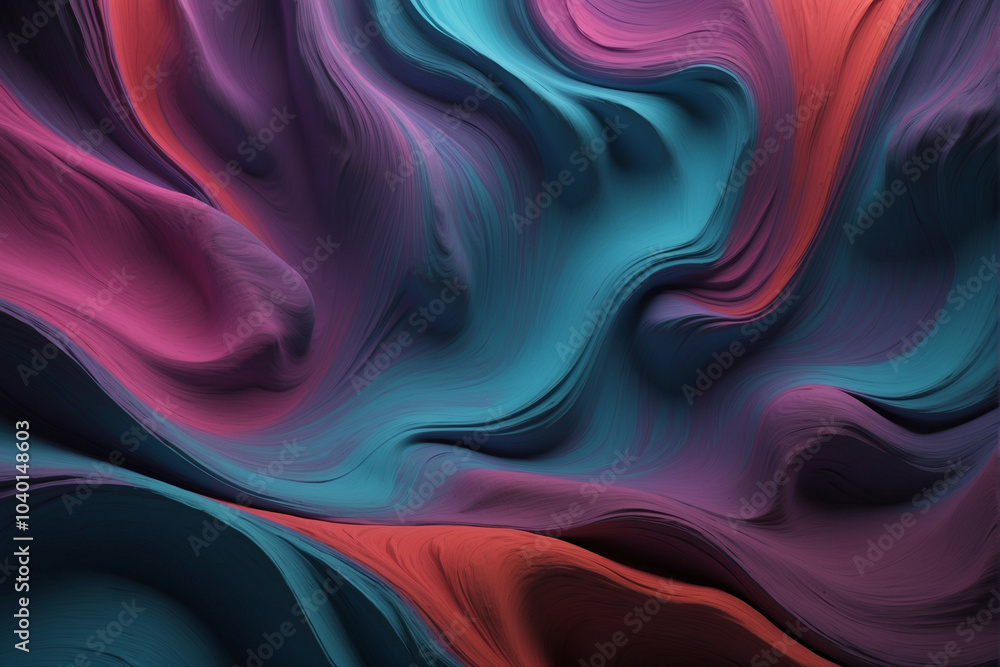Abstract background with swirling blue, pink, and red colors Abstract background with swirling blue, pink, and red colors