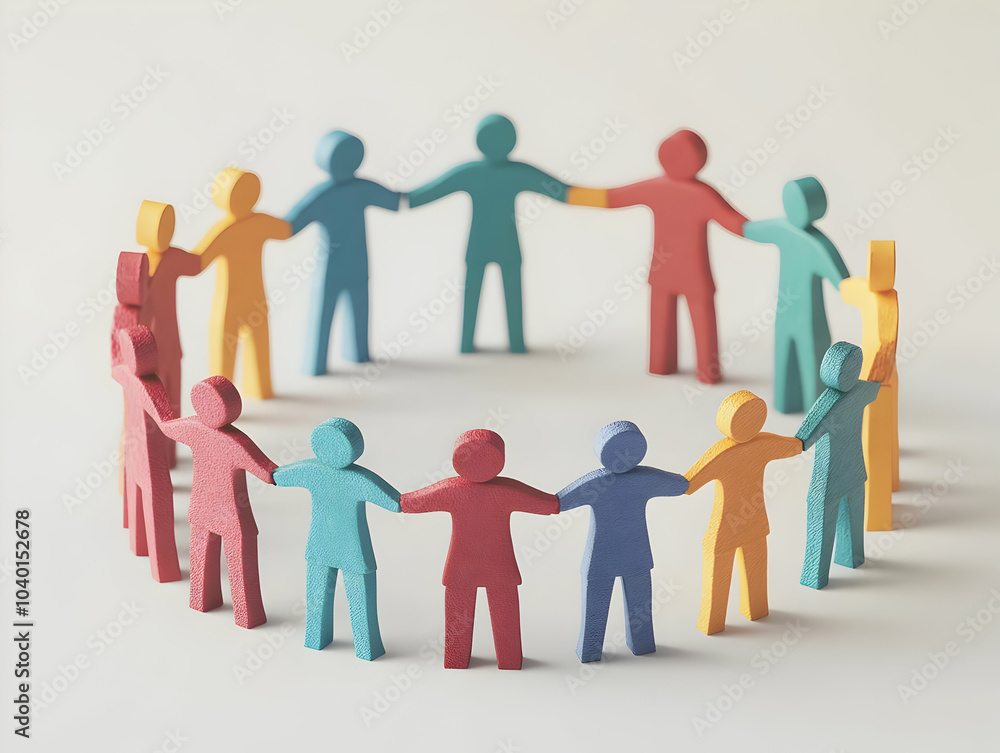 Flat Bokeh Community Figures Holding Hands Vector Illustration, Soft Abstract Figures Circle Bokeh Light Community Unity Growth Compromise ESG Negotiations, Rotating Camera White Background Flat Bokeh Community Figures Holding Hands Vector Illustration, Soft Abstract Figures Circle Bokeh Light Community Unity Growth Compromise ESG Negotiations, Rotating Camera White Background