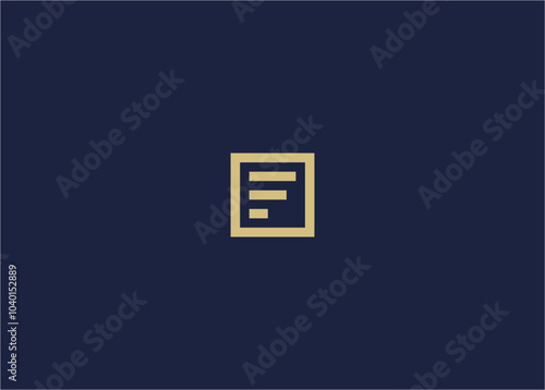 letter f square logo icon design vector design template inspiration