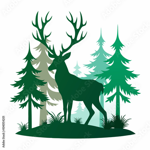 deer in the forest