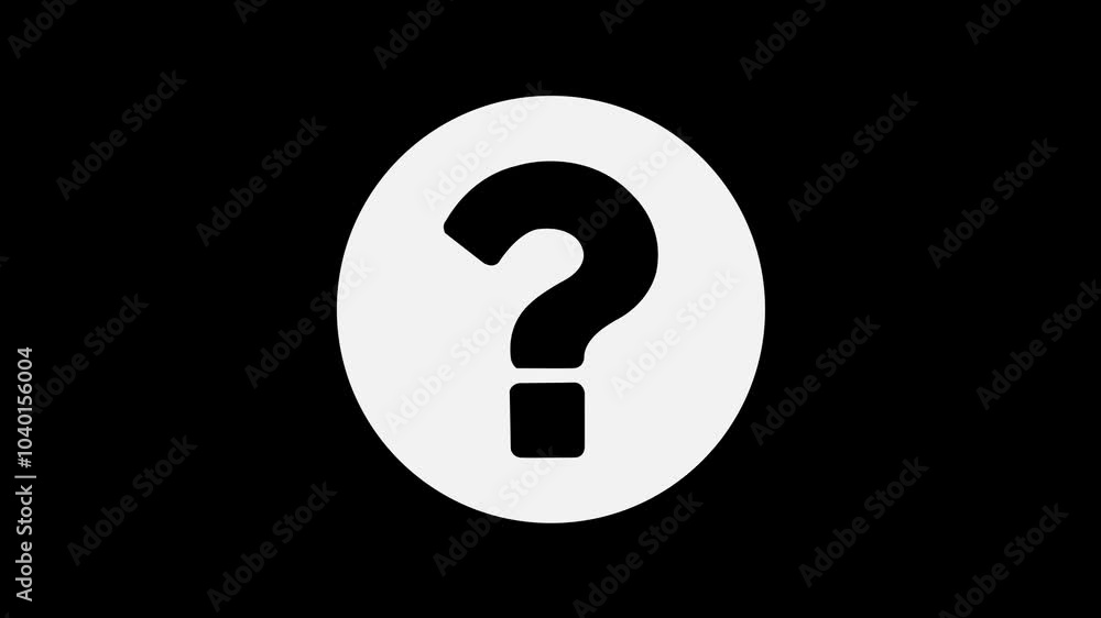 question mark icon on black background question mark icon on black background