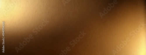 Golden panorama texture background showcasing a smooth metallic surface