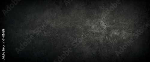 Black background, banner