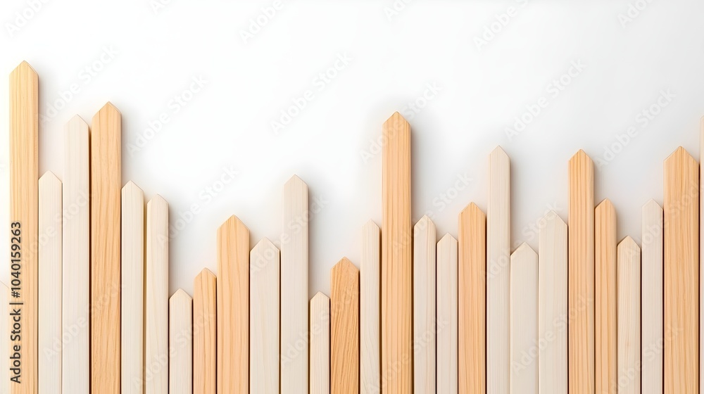 Polished Wood Graph with Rising Trend - Modern Eco-Friendly Design Featuring Clean Lines for Contemporary Business Success Polished Wood Graph with Rising Trend - Modern Eco-Friendly Design Featuring Clean Lines for Contemporary Business Success