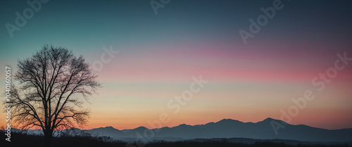 Soft gradient background, panorama, copy space for text