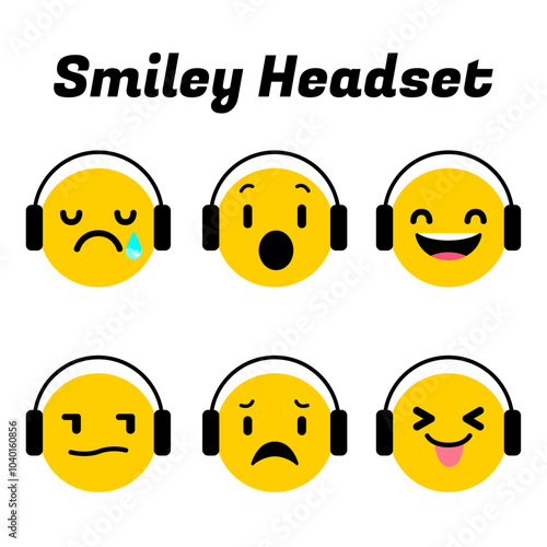 Foto smiley headset language chat emoticons