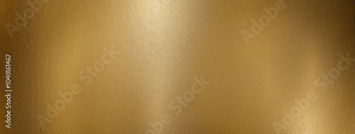 Vibrant panorama of a sleek gold metallic texture for Christmas Themes