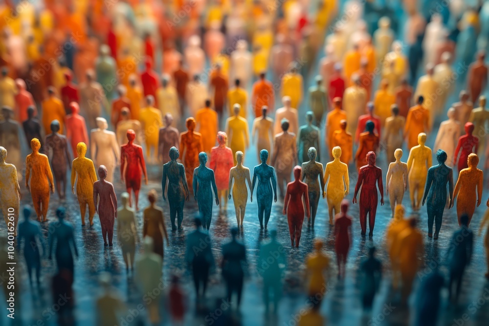Fototapeta premium A Sea of Humanity