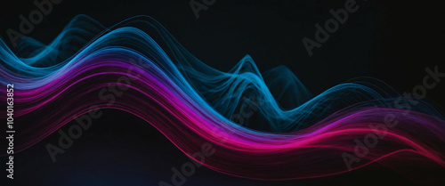Abstract Red Magenta Black Blue Violet and Purple background, banner