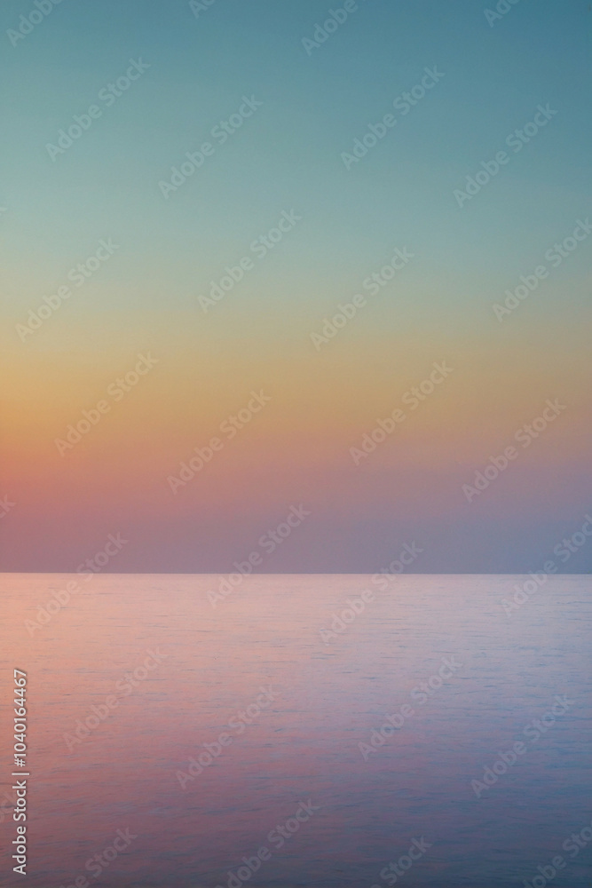 Obraz premium Soft gradient background blending subtle hues, copy space