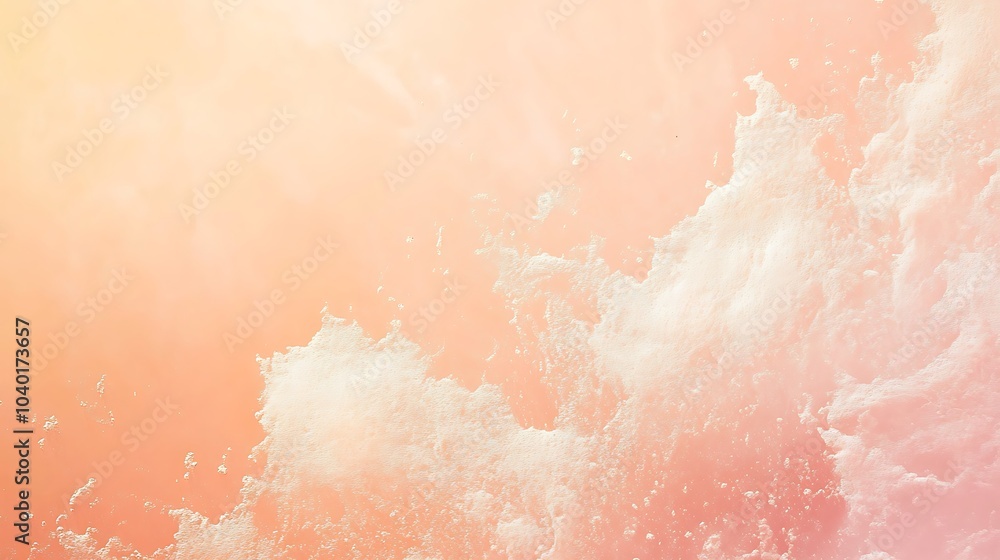 Pastel peach gradient with grainy noise texture suitable for poster or header backdrop Pastel peach gradient with grainy noise texture suitable for poster or header backdrop