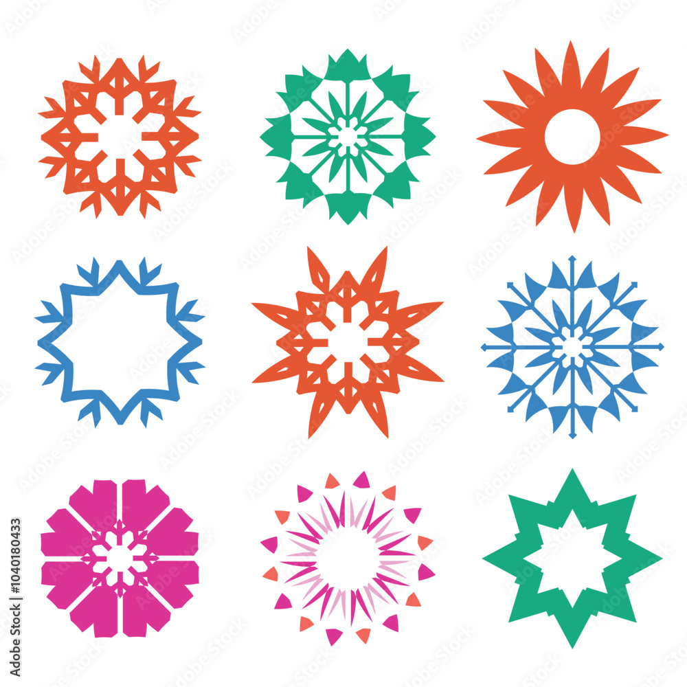 Abstract beautiful geometric round and rectangle shapes art. Craft designs and icons, Bauhaus retro elements. For Pattern elements. Boho and traditional style illustration on black background. Abstract beautiful geometric round and rectangle shapes art. Craft designs and icons, Bauhaus retro elements. For Pattern elements. Boho and traditional style illustration on black background.