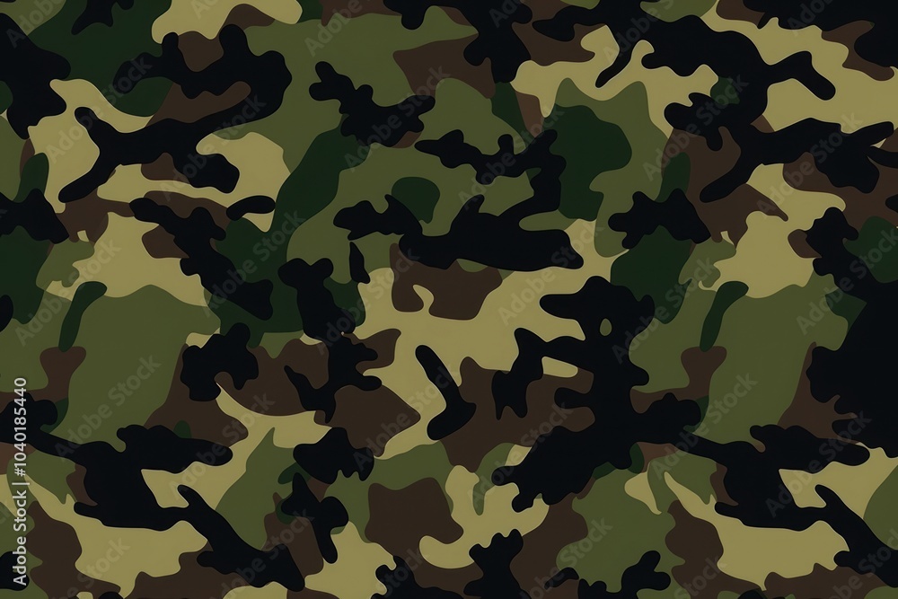 Fototapeta premium American woodland camouflage pattern backgrounds military repetition.