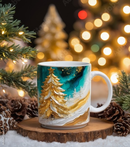 Wallpaper Mural christmas still life with candle Torontodigital.ca