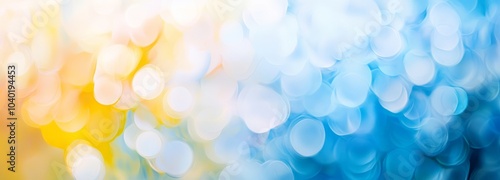 Abstract white yellow blue blur light background, background posters and banners look HD photo