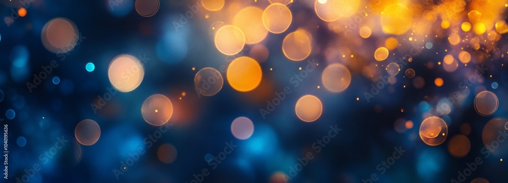 The background of the golden yellow lights is blurry with a black and blue background, the background posters and banners look HD and look luxurious The background of the golden yellow lights is blurry with a black and blue background, the background posters and banners look HD and look luxurious