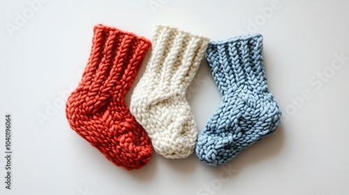 That sounds lovely! Here’s a phrase you could use: 

Warm little toes, crafted with love—perfect for every tiny step of motherhood.
