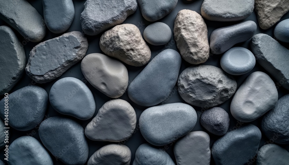 A collection of natural stones perfect for a rustic or earthy aesthetic A collection of natural stones perfect for a rustic or earthy aesthetic