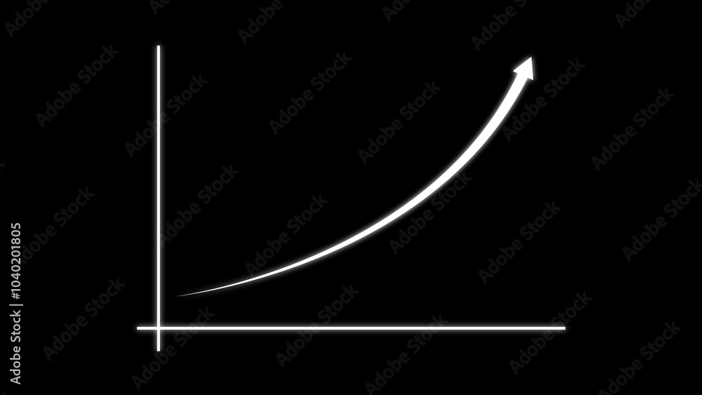 Abstract Business Growth Chart Illustration. Abstract Business Growth Chart Illustration.