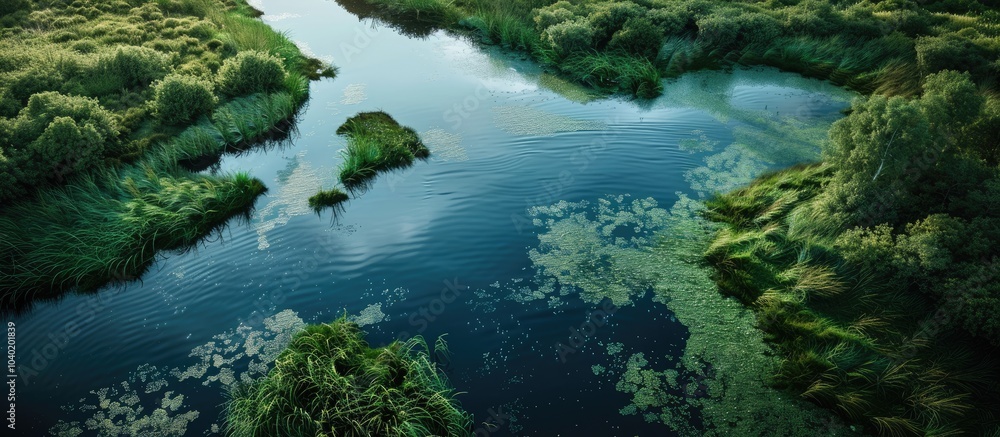 An essential waterway sustaining surrounding ecosystems depicted in the copy space image An essential waterway sustaining surrounding ecosystems depicted in the copy space image