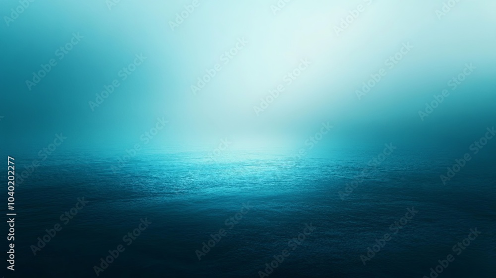 Obraz premium Serene blue horizon