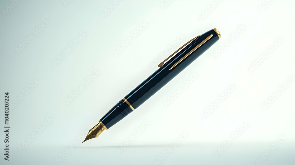 3D Plain Backdrop Contract Pen Concept Close Up Pan Floating Mid Air Deal Making Camera Zoom Generous Copy Space Central Elements Isolated White Background 3D Plain Backdrop Contract Pen Concept Close Up Pan Floating Mid Air Deal Making Camera Zoom Generous Copy Space Central Elements Isolated White Background
