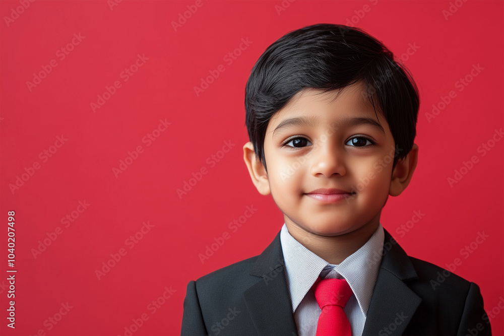 Indian school kid portrait isolated Indian school kid portrait isolated