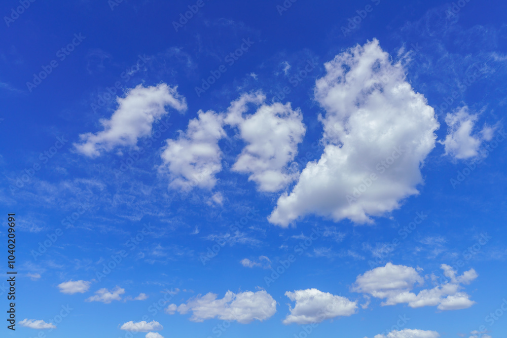 Sunny weather blue sky white cloud background Sunny weather blue sky white cloud background