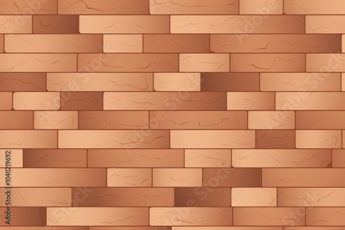 Brown bricks texture architecture backgrounds flooring.