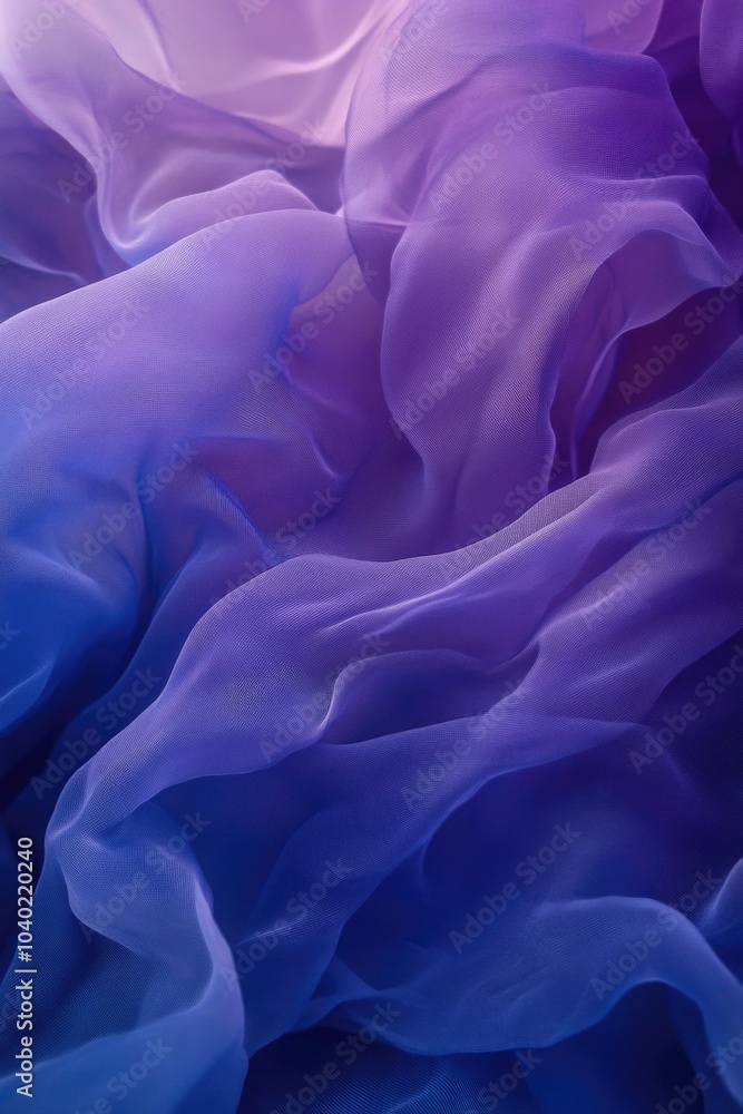 Obraz premium Purple and Blue Fabric Close-Up