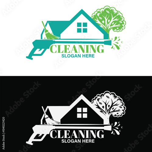 professional cleaning company pressure washing, power washing, home cleaning, up recreate, business, product modern simple unique vector eps company logo