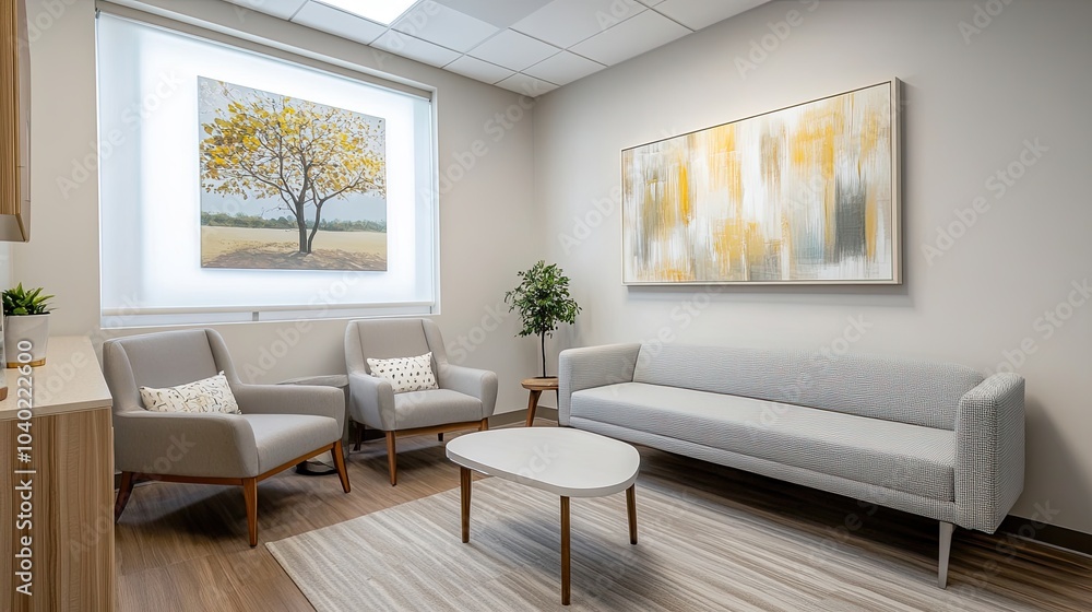 Fototapeta premium Modern Consultation Room for Mental Health Clinics