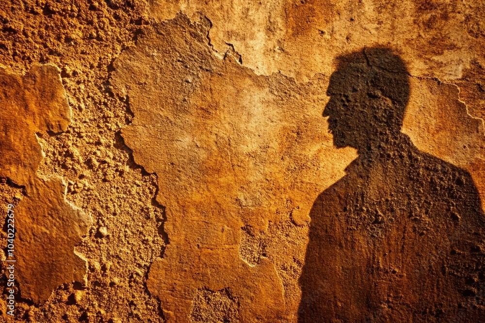 Fototapeta premium Rough Brown Wall Texture Closeup - Perfect Backdrop for Creative Projects and Designs