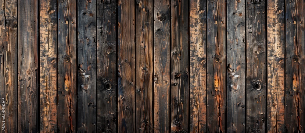 Background with rustic dark brown wooden planks providing copy space image Background with rustic dark brown wooden planks providing copy space image
