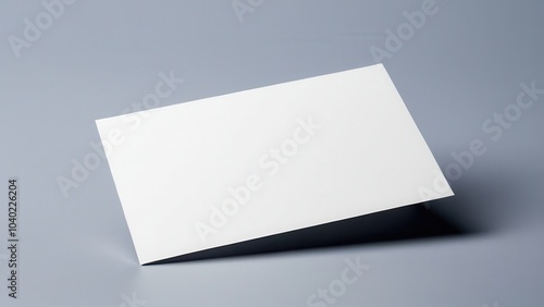 Professional business card mockup with a customizable front and back design, offering a realistic preview for branding projects and marketing materials.