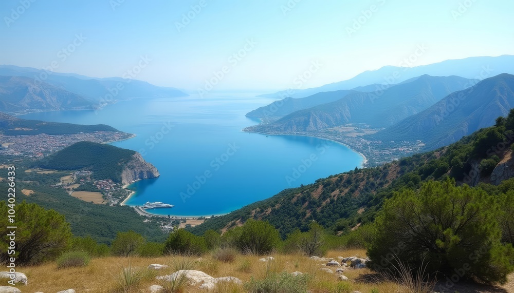  Epic view of a serene mountain lake