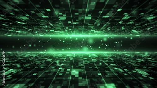 Technology Data Background Loop Video