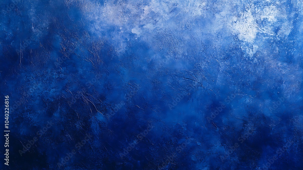 Rich cobalt blue gradient featuring grainy noise texture ideal for poster or banner design Rich cobalt blue gradient featuring grainy noise texture ideal for poster or banner design